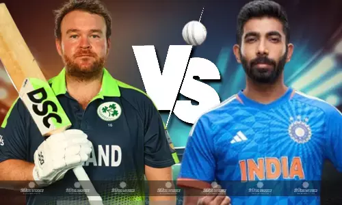 वापसी पर चमके जसप्रीत बुमराह, डकवर्थ लुईस मैथड के तहत दो रनों से जीता भारत वापसी पर चमके जसप्रीत बुमराह, डकवर्थ लुईस मैथड के तहत दो रनों से जीता भारत