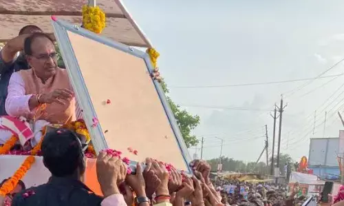 मुख्यमंत्री शिवराज सिंह ने गुनौर पहुंचकर किया चुनावी शंखनाद