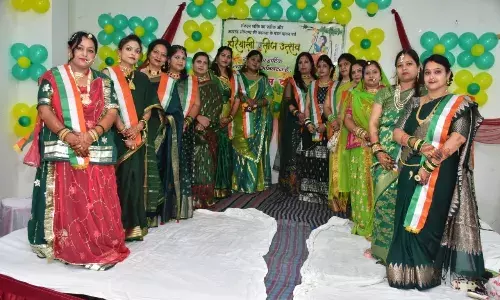 लीनेस क्लब ने हर्षोल्लास के साथ मनाया हरियाली तीज