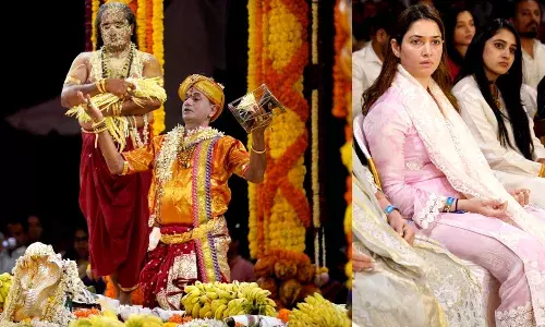 कर्नाटक के चिक्काबल्लापुर में प्राचीन नागा मंडल पूजा में शामिल हुई तमन्ना भाटिया कर्नाटक के चिक्काबल्लापुर में प्राचीन नागा मंडल पूजा में शामिल हुई तमन्ना भाटिया