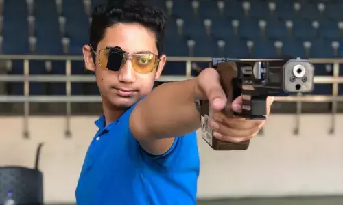 आदर्श मामूली अंतर से पेरिस ओलम्पिक के लिए कोटा चूके