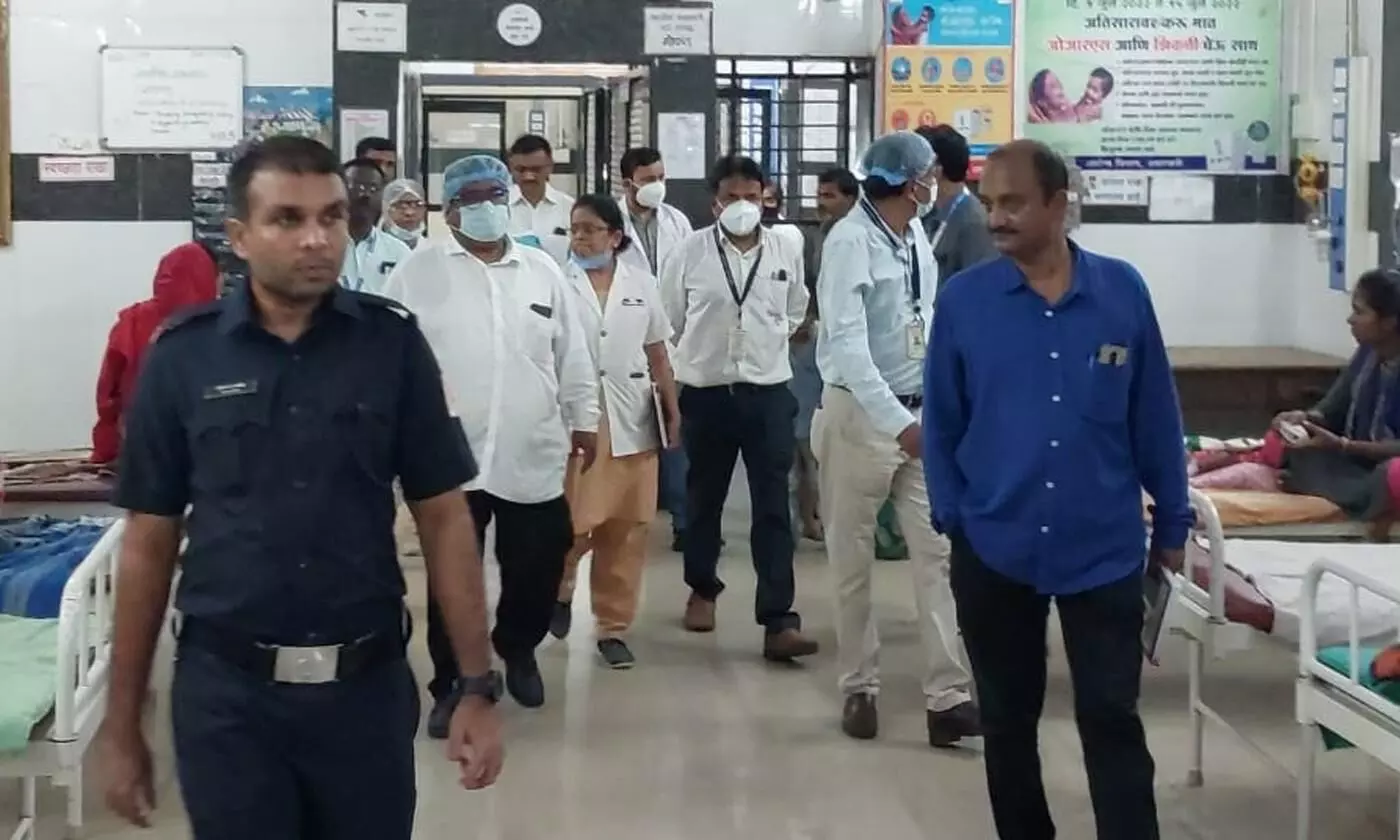 अमरावती मेडिकल काॅलेज को साकार करने किया निरीक्षण अमरावती मेडिकल काॅलेज को साकार करने किया निरीक्षण
