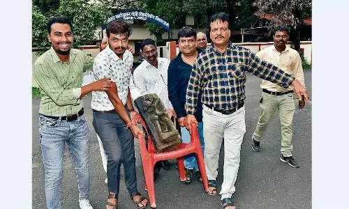 नाले में मिलने वाली मूर्ति 10वीं शताब्दी की पीडब्ल्यूडी कर्मियों ने संग्रहालय में कराई जमा