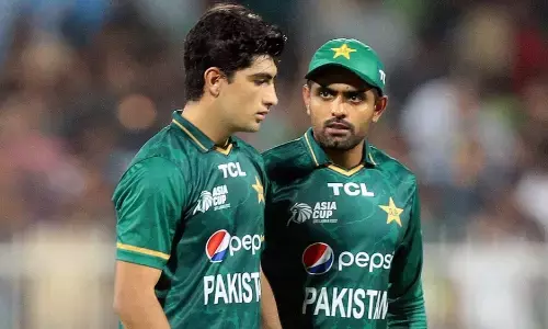 पाकिस्तान को रोमांचक जीत दिलाने वाले नसीम शाह ने कहा : खुद पर भरोसा था... पाकिस्तान को रोमांचक जीत दिलाने वाले नसीम शाह ने कहा : खुद पर भरोसा था...