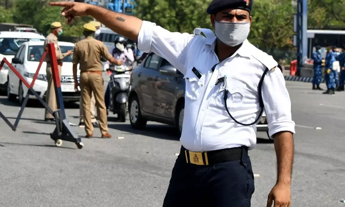 जी20 शिखर सम्मेलन से पहले दिल्ली ट्रैफिक पुलिस की रिहर्सल