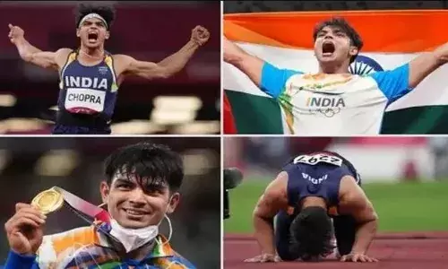 नीरज को गोल्ड जीतने पर भारतीय क्रिकेटरों ने दी बधाई नीरज को गोल्ड जीतने पर भारतीय क्रिकेटरों ने दी बधाई