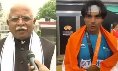 हरियाणा के सीएम मनोहर लाल ने नीरज चोपड़ा को दी बधाई, कहा- देश की रक्षा और खेलों में...