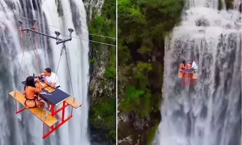295 की हाईट पर मौजूद इस ओपन रेस्टोरेंट पर जाते ही लोगों की कांप जाती है रूह, जानें एडवेंचर से भरी इस जगह के बारे में 295 की हाईट पर मौजूद इस ओपन रेस्टोरेंट पर जाते ही लोगों की कांप जाती है रूह, जानें एडवेंचर से भरी इस जगह के बारे में