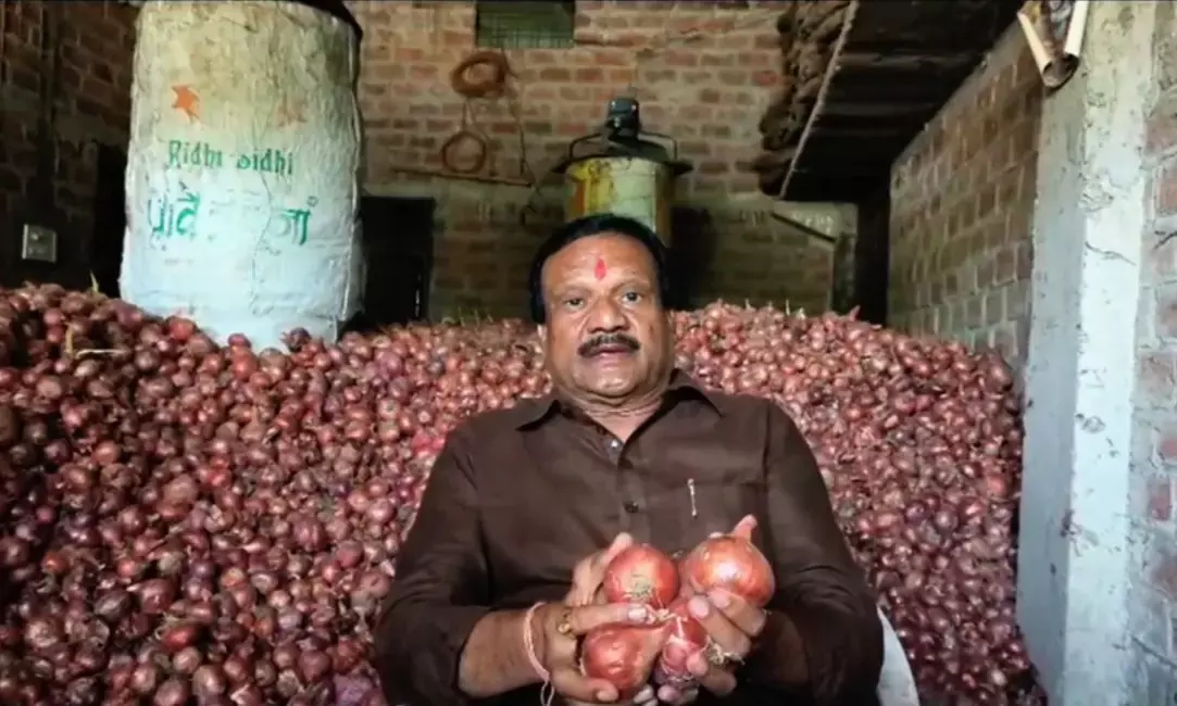 मध्य प्रदेश: प्याज निर्यात पर 40% टैक्स लगाये जाने पर भड़की कांग्रेस, कहा किसान डुबा देंगे भाजपा सरकार को