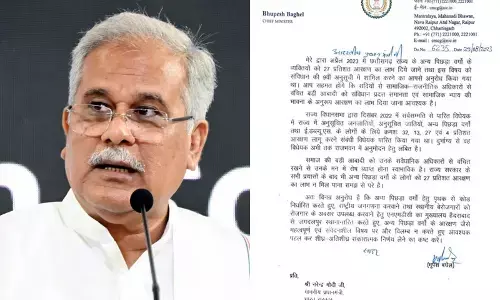 भूपेश बघेल का प्रधानमंत्री मोदी को खत, ओबीसी को अलग से कोड देकर जनगणना कराने की मांग