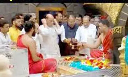 के के रेंज से किसानों को क्षति न पहुंचे इसके लिए प्रयास करेंगे: राजनाथ सिंह