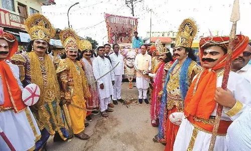 रामटेक में हिंदी भाषिक समाज ने निकाली भुजलिया शोभायात्रा 