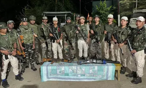 मणिपुर में लूटे गए हथियार बरामद, प्रतिद्वंद्वी समूहों के बीच गोलीबारी