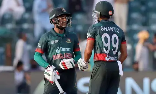 एशिया कप : मेहदी हसन, नजमुल हुसैन के शतक से बांग्लादेश ने विदेश में बनाया अब तक का सबसे बड़ा स्कोर 