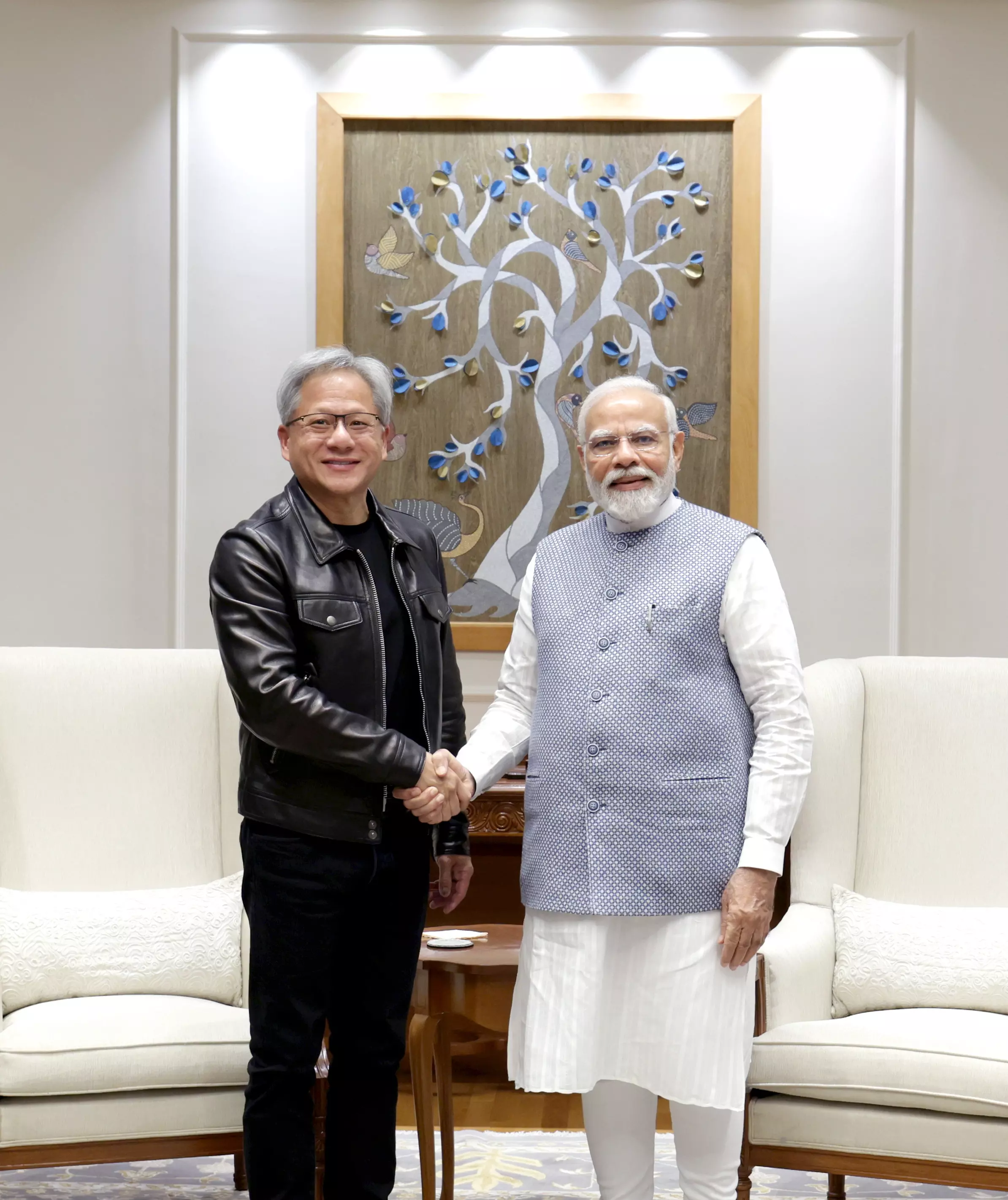 पीएम नरेंद्र मोदी ने एनवीडिया के सीईओ जेन्सेन हुआंग से की मुलाकात पीएम नरेंद्र मोदी ने एनवीडिया के सीईओ जेन्सेन हुआंग से की मुलाकात