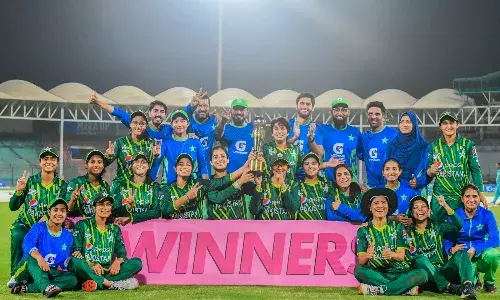 पाकिस्तान ने तीसरे महिला टी-20 मैच में दक्षिण अफ्रीका को 5 विकेट से हराया, सीरीज 3-0 से जीती