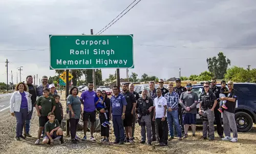 मारे गए भारतीय मूल के पुलिसकर्मी के नाम पर कैलिफ़ोर्निया में रखा गया राजमार्ग का नाम