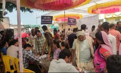 मोहन्द्रा में आयोजित हुआ नि:शुल्क चिकित्सा शिविर