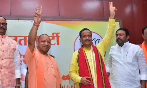 राज्यसभा के लिए डाक्टर दिनेश शर्मा ने किया नामांकन