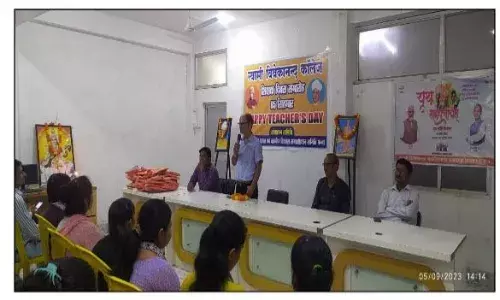 महाविद्यालय में मनाया गया शिक्षक दिवस
