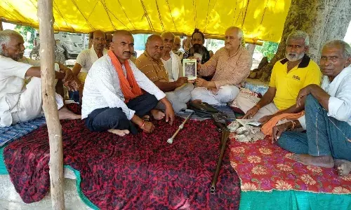 धूनी आश्रम में नेत्र परीक्षण शिविर सम्पन्न