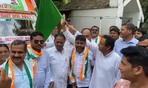 पूर्व सीएम कमलनाथ ने वन अधिकार यात्रा को दिखाई हरी झंडी