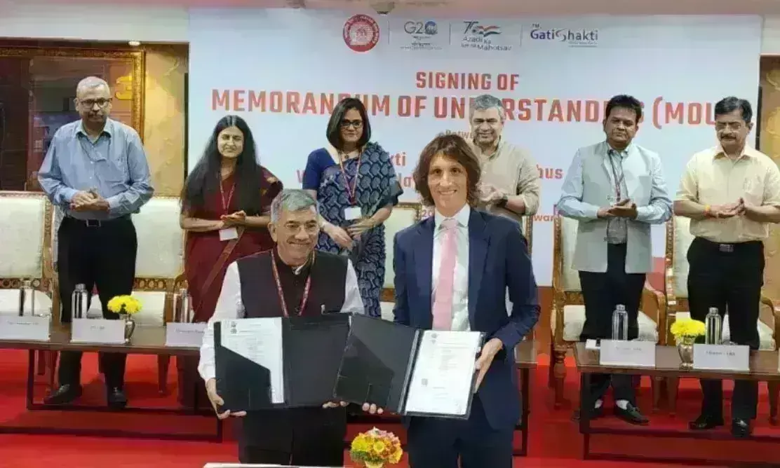 गति शक्ति विश्वविद्यालय और एयरबस के बीच समझौता