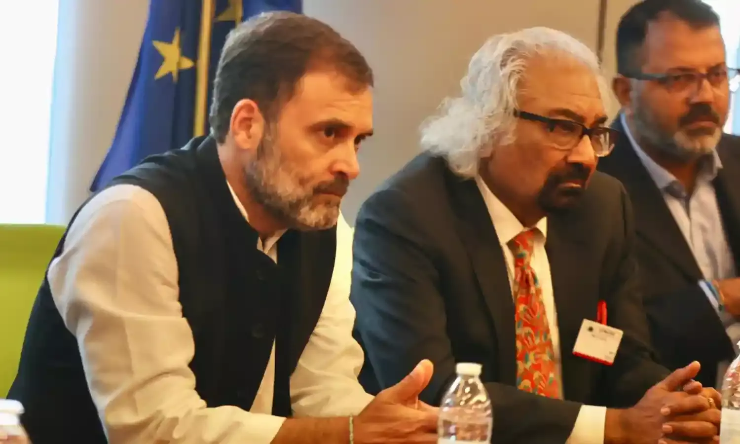 राहुल ने ब्रुसेल्स में यूरोपीय संसद सदस्यों के साथ की गोलमेज बैठक