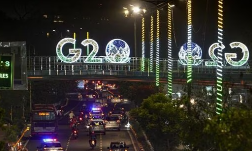 जी20 शिखर सम्मेलन के लिए प्रमुख सड़कों पर हो रही इको फ्रेंडली सजावट