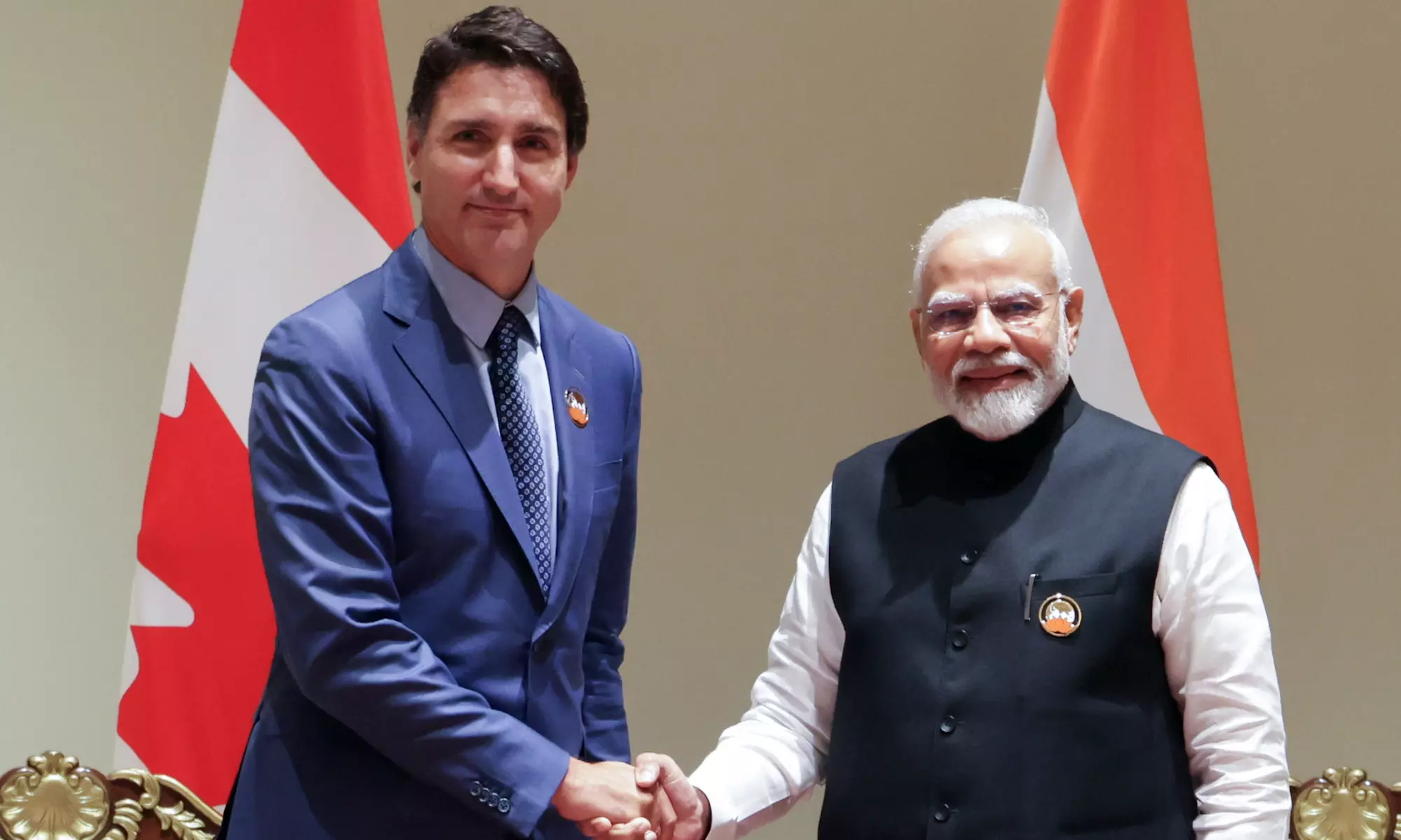पीएम मोदी ने कनाडा में भारत विरोधी गतिविधियों का मुद्दा ट्रूडो के समक्ष उठाया पीएम मोदी ने कनाडा में भारत विरोधी गतिविधियों का मुद्दा ट्रूडो के समक्ष उठाया