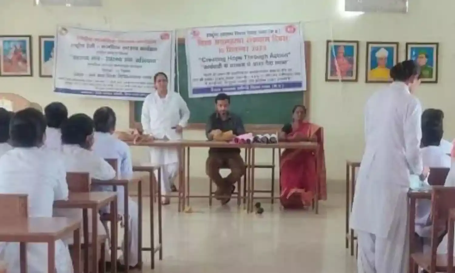 वैष्णव माता नर्सिंग महाविद्यालय में आयोजित हुआ मानसिक स्वास्थ्य कार्यक्रम