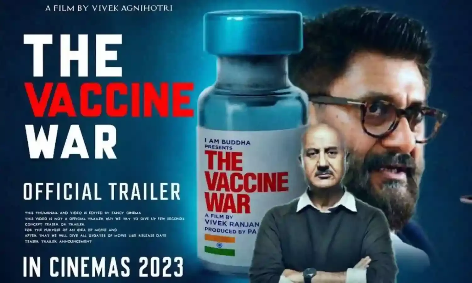 विवेक अग्निहोत्री की फिल्म द वैक्सीन वार का ट्रेलर हुआ रिलीज, बॉक्स ऑफिस पर फुकरे-3 से होगी टक्कर
