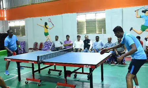 एनएमडीसी में अंतर परियोजना टेबिल टेनिस टूर्नामेंट का फाइनल सम्पन्न