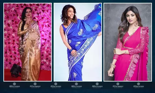 गणेश चतुर्थी पर दिखना चाहती हैं ट्रडिशनल तो, इस तरह की साड़ी करें कैरी गणेश चतुर्थी पर दिखना चाहती हैं ट्रडिशनल तो, इस तरह की साड़ी करें कैरी