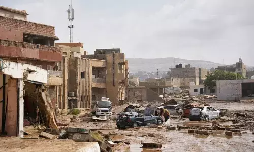 लीबिया में बाढ़ से मरने वालों की संख्या 3,000 से ज्यादा हुई लीबिया में बाढ़ से मरने वालों की संख्या 3,000 से ज्यादा हुई