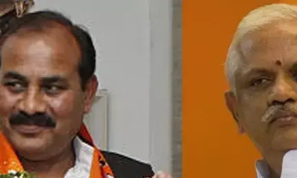 दारा सिंह चौहान ने बीएल संतोष से की मुलाकात