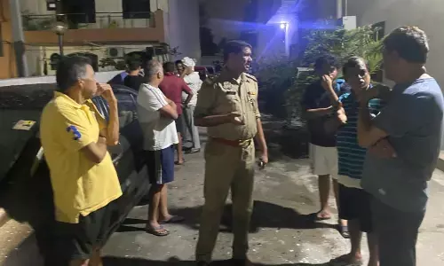 सातवें फ्लोर के फ्लैट में लगी भीषण आग