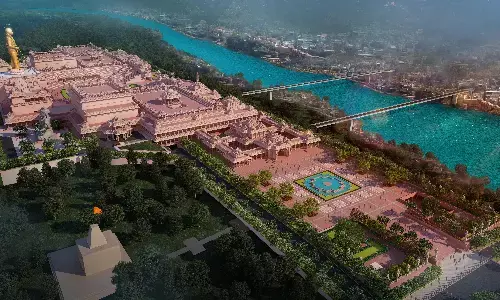 मांधाता पर्वत पर साकार हो रहा एक और लोक मांधाता पर्वत पर साकार हो रहा एक और लोक