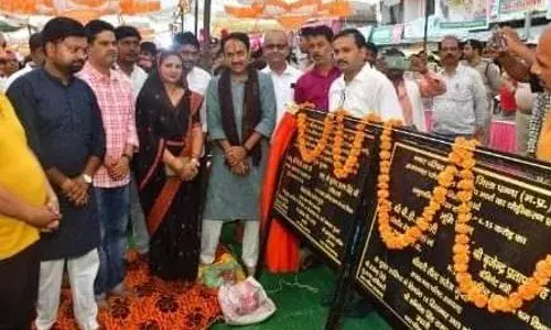 अजयगढ में विभिन्न विकास कार्यों का किया गया भूमिपूजन