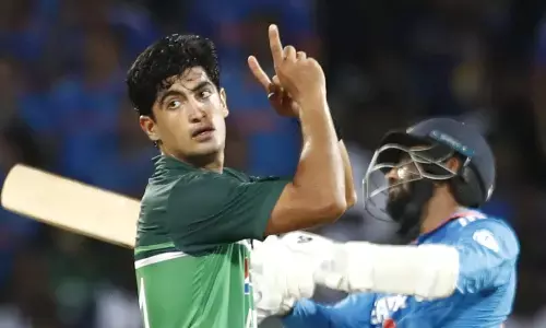 नसीम शाह भारत में होने वाले विश्व कप में नहीं खेल पाएंगे : रिपोर्ट नसीम शाह भारत में होने वाले विश्व कप में नहीं खेल पाएंगे : रिपोर्ट