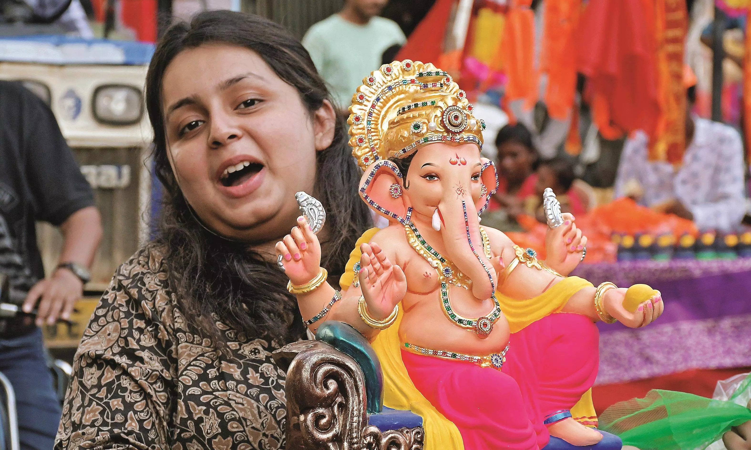 बाजे-गाजे के साथ गणेशजी का आगमन शुरू, गणेशोत्सव का उत्साह बाजे-गाजे के साथ गणेशजी का आगमन शुरू, गणेशोत्सव का उत्साह