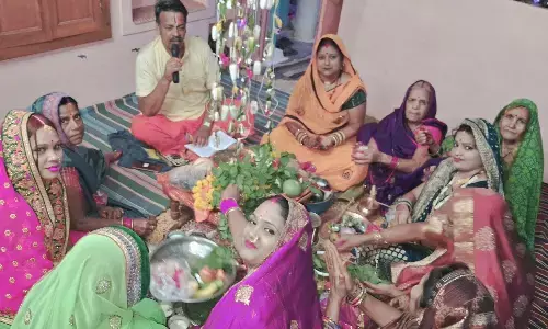 हरितालिका तीज पर महिलाओं ने रखा निर्जला व्रत हरितालिका तीज पर महिलाओं ने रखा निर्जला व्रत