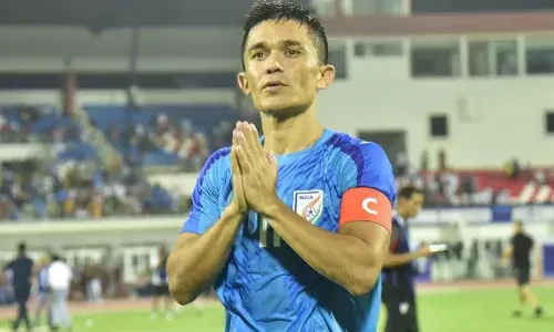 सुनील छेत्री ने आखिरी क्षणों में दागा गोल, भारत ने बांग्लादेश को 1-0 से हराया