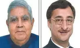 जगदीप धनखड़ ने सदन में कांग्रेस सांसद विवेक तन्खा को जन्मदिवस पर दी बधाई जगदीप धनखड़ ने सदन में कांग्रेस सांसद विवेक तन्खा को जन्मदिवस पर दी बधाई