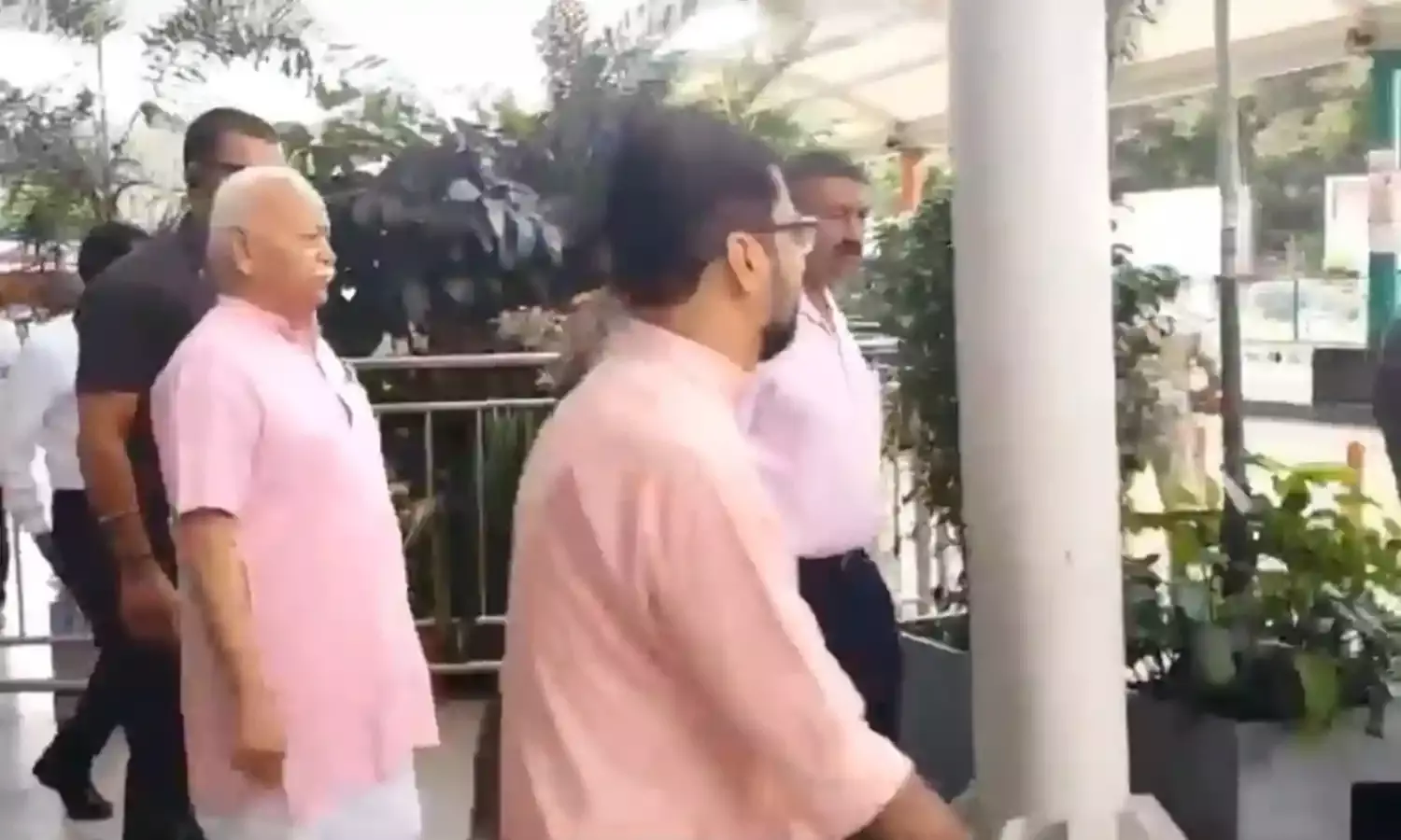 संघ प्रमुख मोहन भागवत पहुंचे लखनऊ, कई विषयों पर करेंगे मंथन