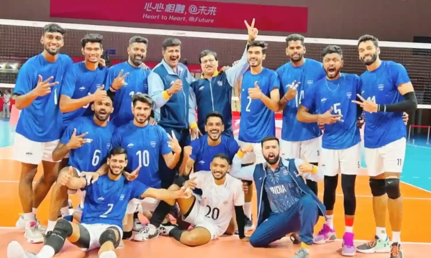 भारतीय पुरुष वॉलीबॉल टीम चीनी ताइपे को 3-0 से हराकर इतिहास रचने की राह पर