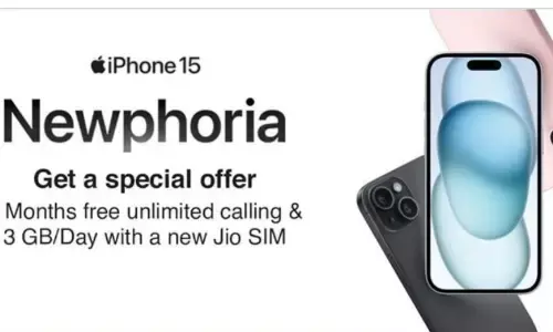रिलायंस जियो ने मेक इन इंडिया आईफोन 15 खरीदारों के लिए आकर्षक ऑफर की घोषणा की रिलायंस जियो ने मेक इन इंडिया आईफोन 15 खरीदारों के लिए आकर्षक ऑफर की घोषणा की