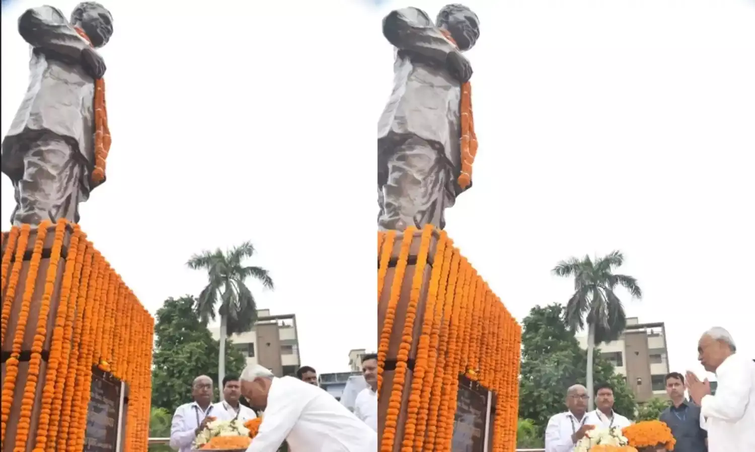 पंडित दीनदयाल उपाध्याय की जयंती समारोह में पहुंचे नीतीश-तेजस्वी, लगने लगे कयास