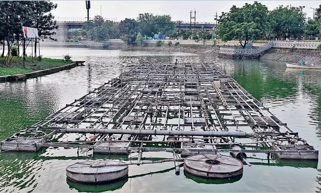 साल में एक बार भी चालू नहीं हो पाता गुलौआ ताल का म्यूजिकल फाउंटेन साल में एक बार भी चालू नहीं हो पाता गुलौआ ताल का म्यूजिकल फाउंटेन