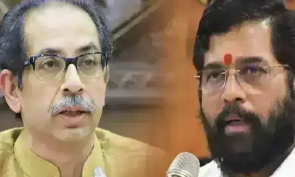 शिवसेना (शिंदे) की ओर से शिवसेना (उद्धव) के चार सांसदों को नोटिस